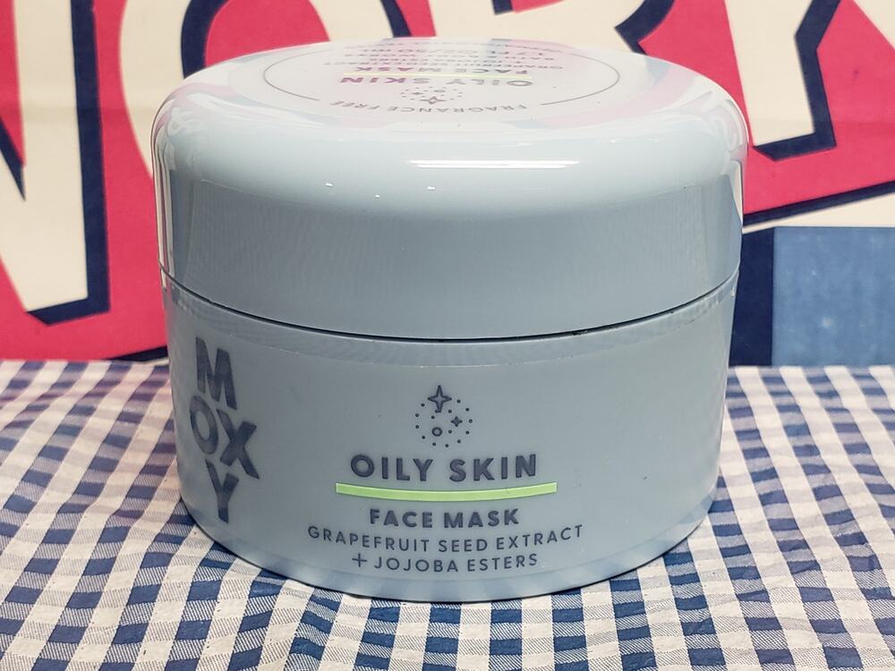 BBW Moxy Face Mask Oily Skin Grapefruit Seed Extract & JoJoba Esters Clean Pores